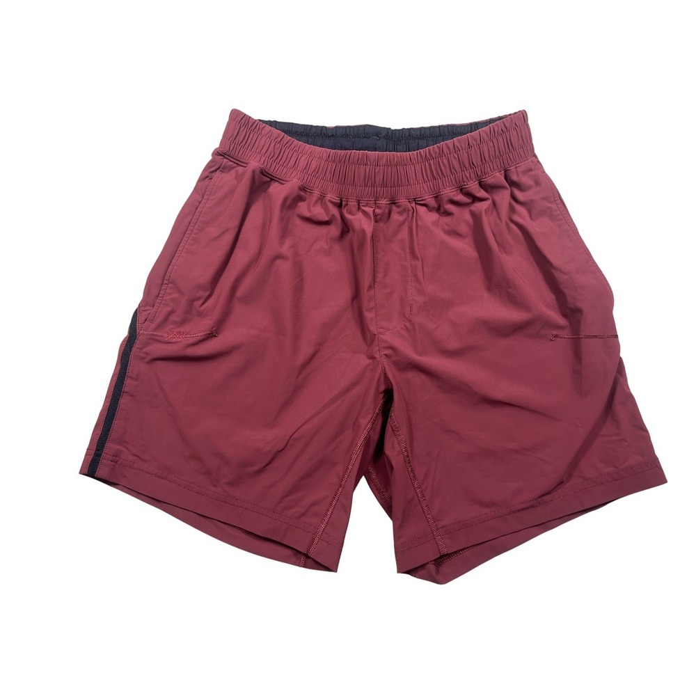 Rhone Men's Performance Shorts Size S Brick Red Lined Athletic Training Running